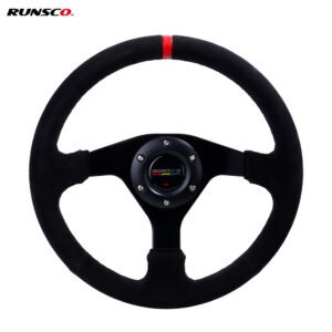 Flat steering wheel