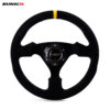 13inch flat steering wheel suede