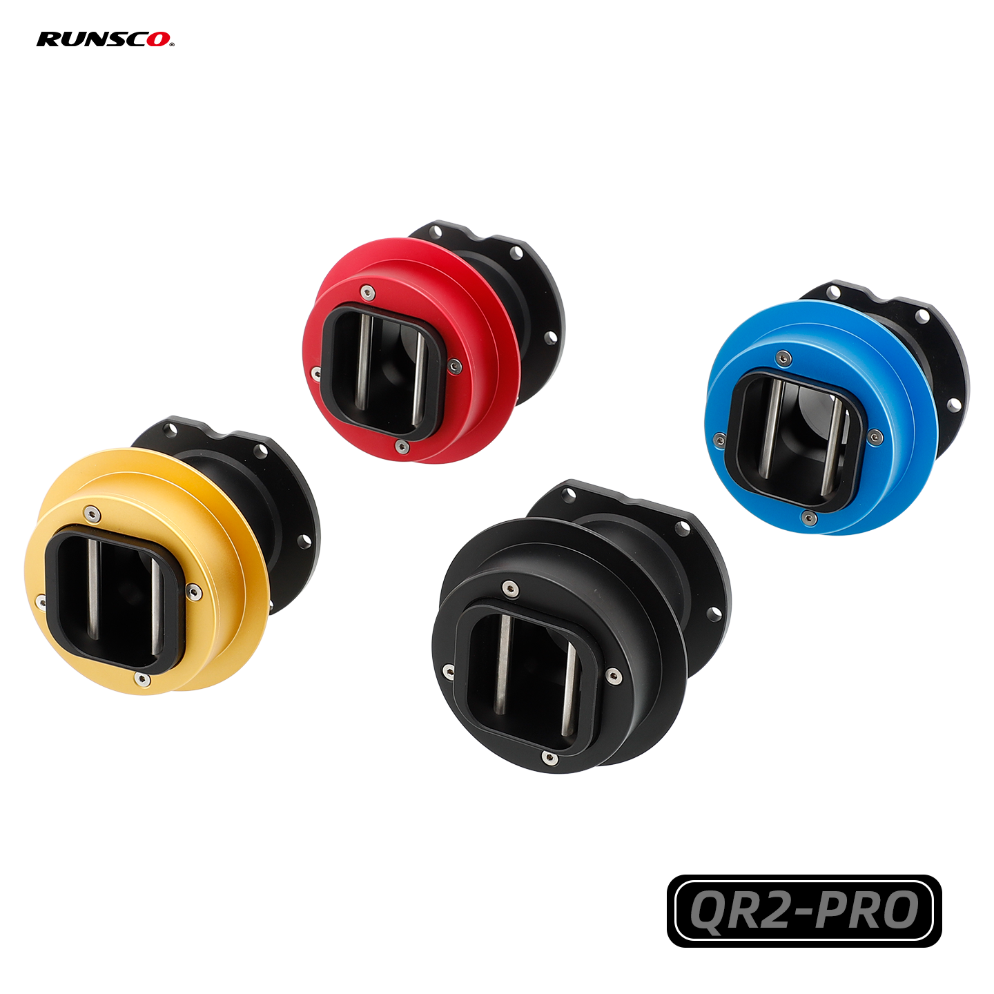 QR2 Pro Wheel-side Sim Racing Quick Release QR2 Pro Wheel-side Main View - CNC Aluminium Sim Racing Quick Release